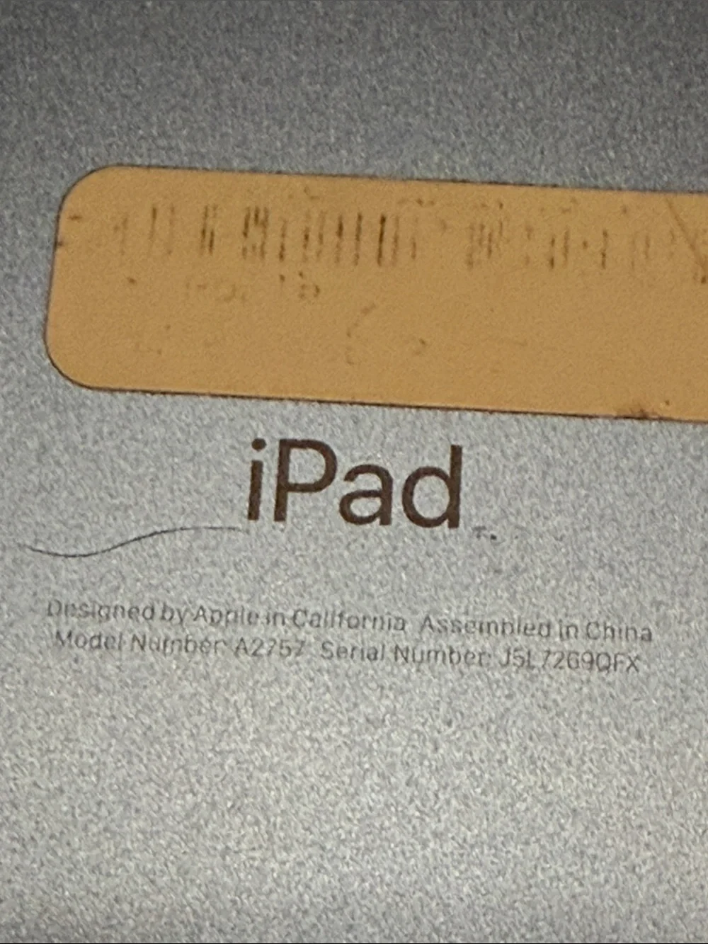 Apple iPad Blue A2757 10th Generation 64GB Cracked Screen